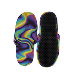 Psychedelic Wavy Print Slippers