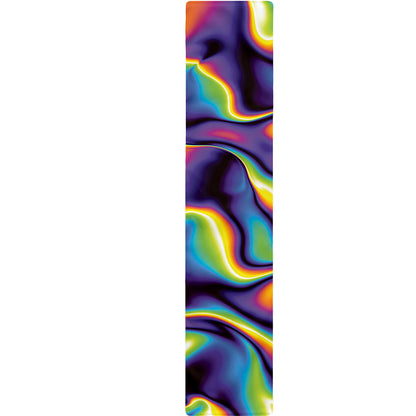 Psychedelic Wavy Print Table Runner