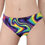 Psychedelic Wavy Print Women's Panties