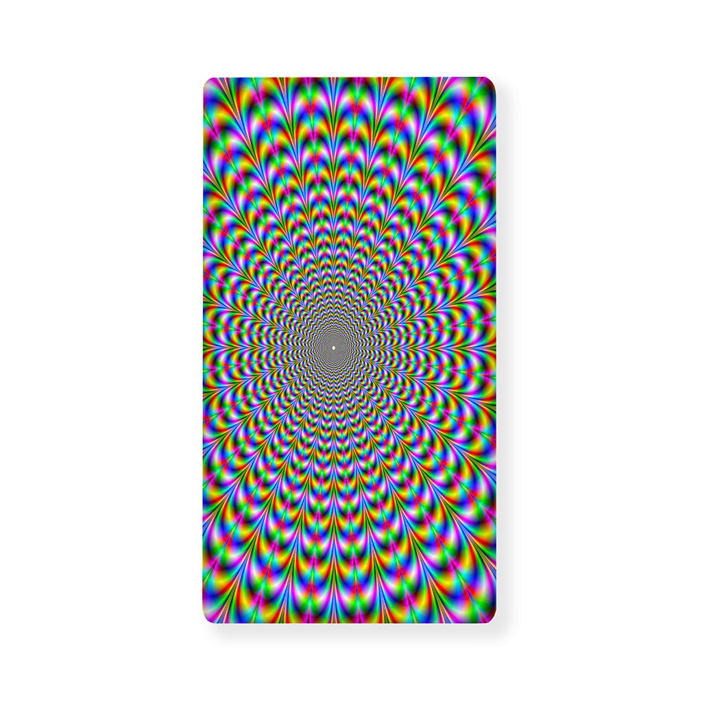 Psychedelic Web Optical Illusion Baby Crib Sheet