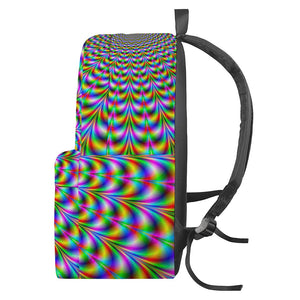 Psychedelic Web Optical Illusion Backpack