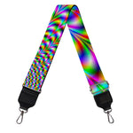 Psychedelic Web Optical Illusion Bag Strap