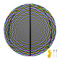 Psychedelic Web Optical Illusion Basketball