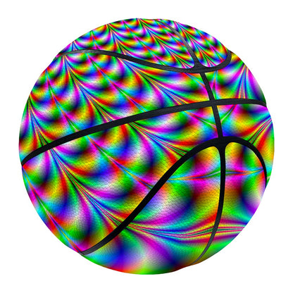 Psychedelic Web Optical Illusion Basketball