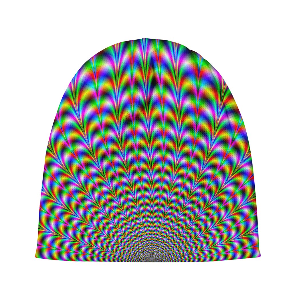 Psychedelic Web Optical Illusion Beanie