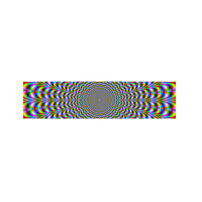 Psychedelic Web Optical Illusion Bed Runner