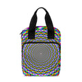 Psychedelic Web Optical Illusion Bible Tote Bag