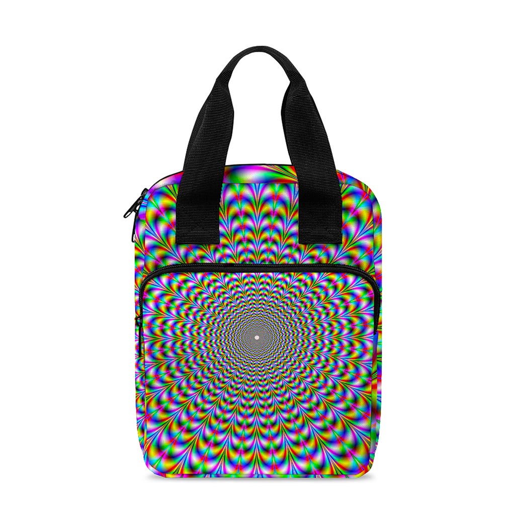 Psychedelic Web Optical Illusion Bible Tote Bag
