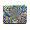 Psychedelic Web Optical Illusion Bifold Wallet