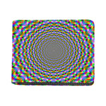 Psychedelic Web Optical Illusion Bifold Wallet