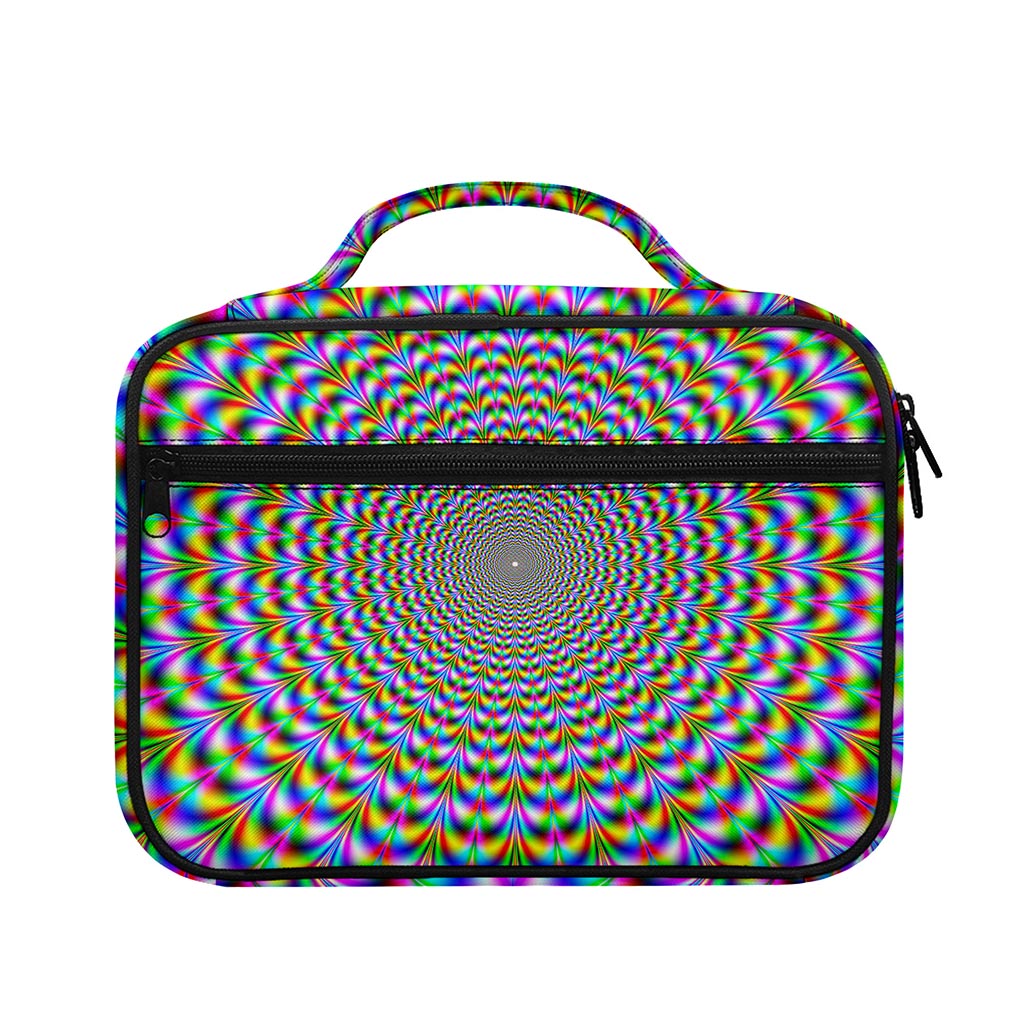 Psychedelic Web Optical Illusion Briefcase Bible Bag