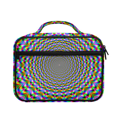 Psychedelic Web Optical Illusion Briefcase Bible Bag