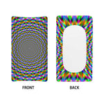 Psychedelic Web Optical Illusion Changing Pad Cover