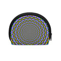 Psychedelic Web Optical Illusion Coin Purse