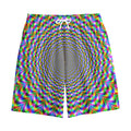 Psychedelic Web Optical Illusion Cotton Shorts