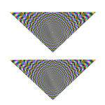 Psychedelic Web Optical Illusion Dog Bandana