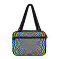 Psychedelic Web Optical Illusion Double Strap Bible Bag