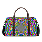 Psychedelic Web Optical Illusion Duffle Bag