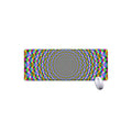 Psychedelic Web Optical Illusion Extended Mouse Pad