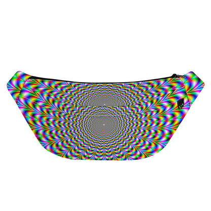 Psychedelic Web Optical Illusion Fanny Pack