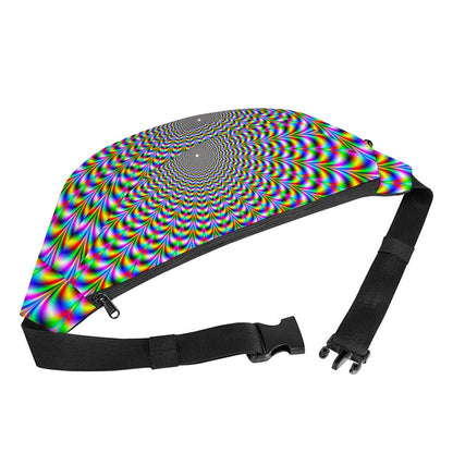 Psychedelic Web Optical Illusion Fanny Pack