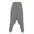 Psychedelic Web Optical Illusion Hammer Pants