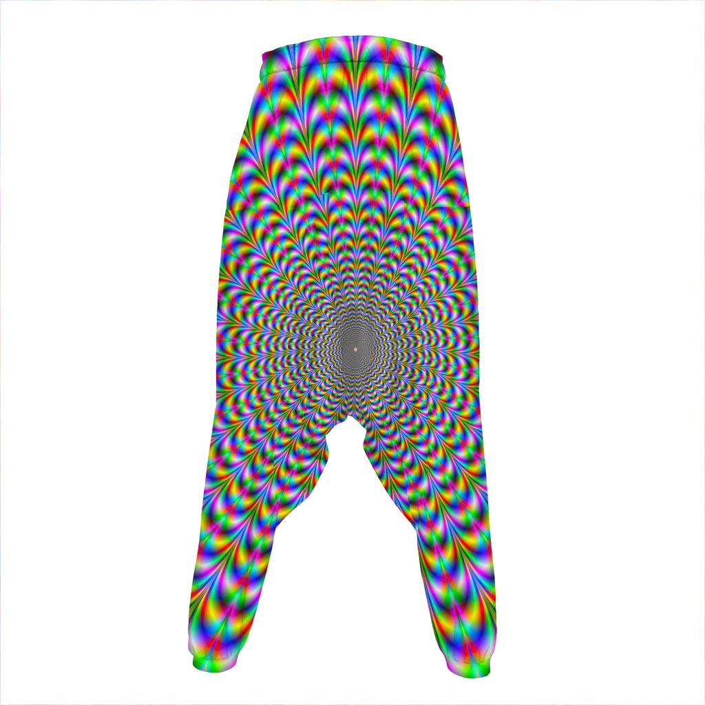 Psychedelic Web Optical Illusion Hammer Pants