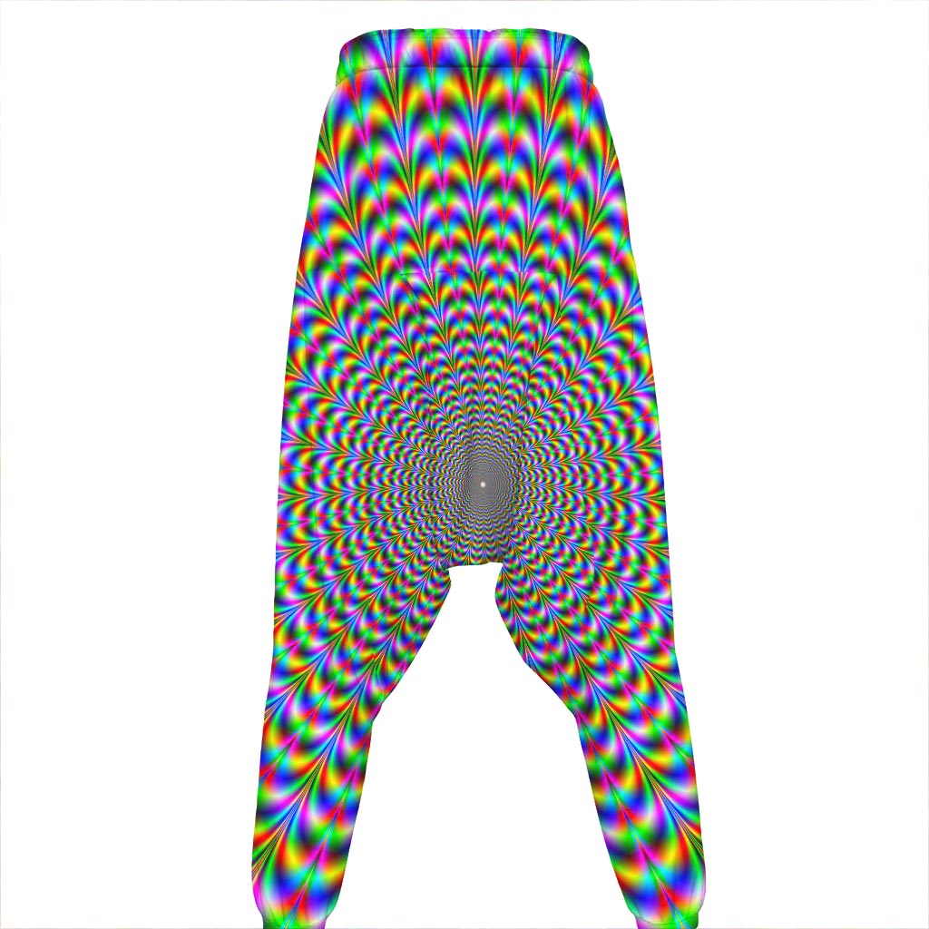 Psychedelic Web Optical Illusion Hammer Pants