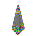 Psychedelic Web Optical Illusion Hand Towel