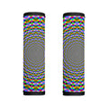 Psychedelic Web Optical Illusion Handle Covers