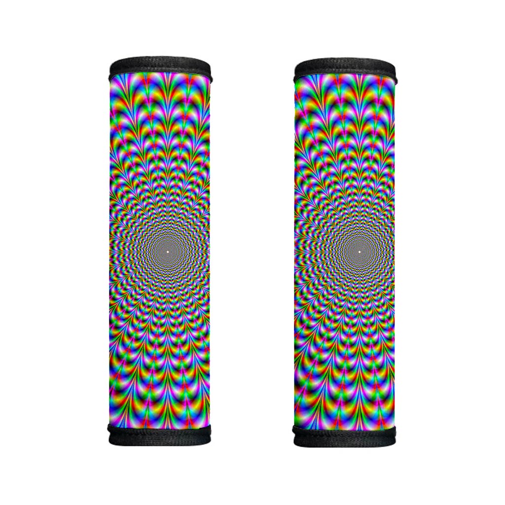 Psychedelic Web Optical Illusion Handle Covers