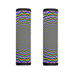 Psychedelic Web Optical Illusion Handle Covers