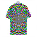 Psychedelic Web Optical Illusion Hawaiian Shirt