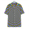 Psychedelic Web Optical Illusion Hawaiian Shirt