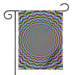 Psychedelic Web Optical Illusion House Flag