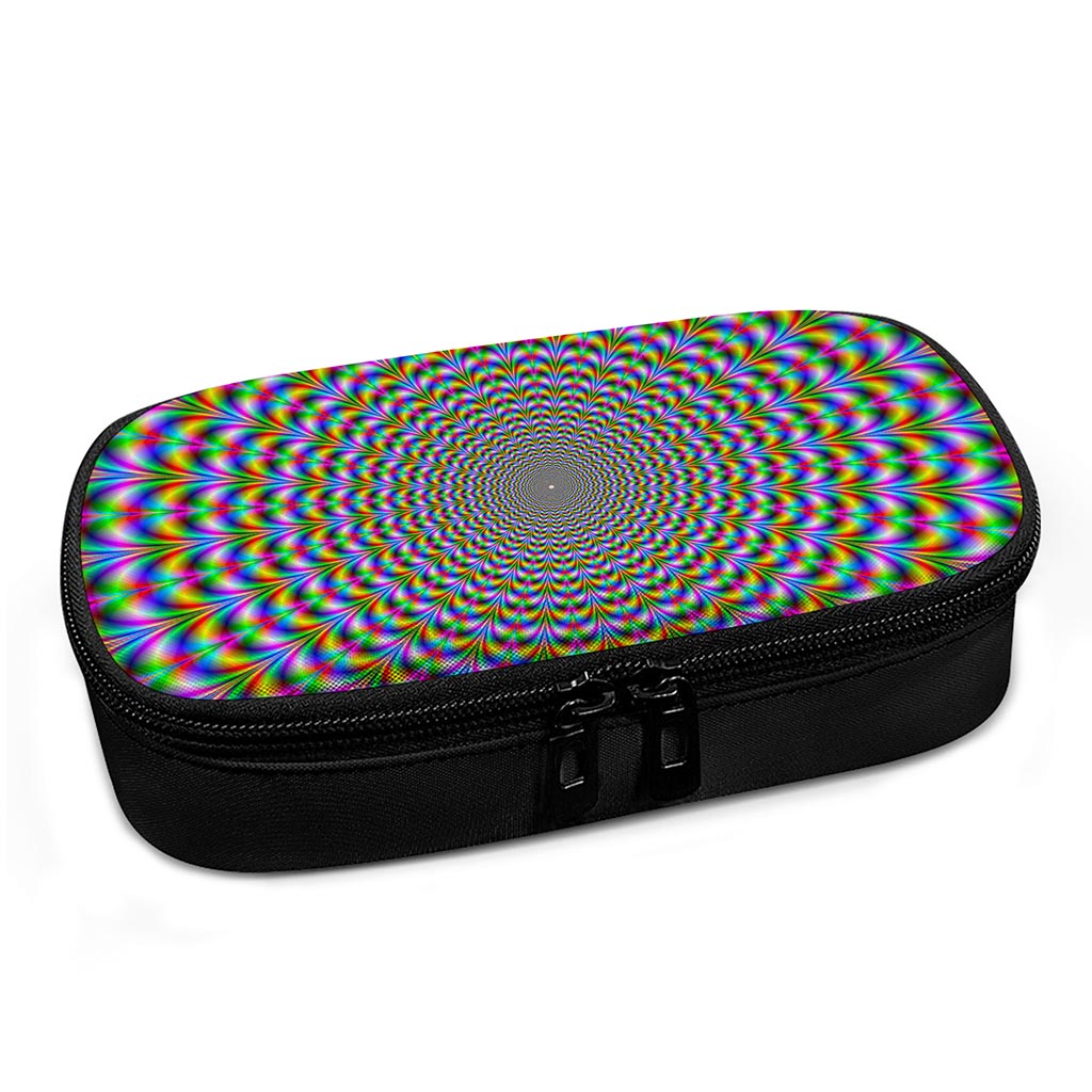 Psychedelic Web Optical Illusion Insulin Cooler Travel Case