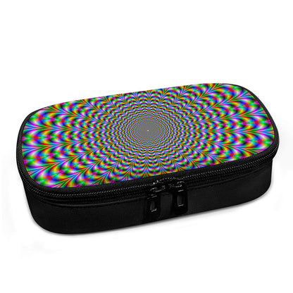 Psychedelic Web Optical Illusion Insulin Cooler Travel Case