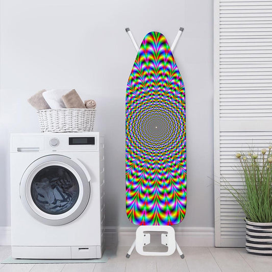 Psychedelic Web Optical Illusion Ironing Board Cover