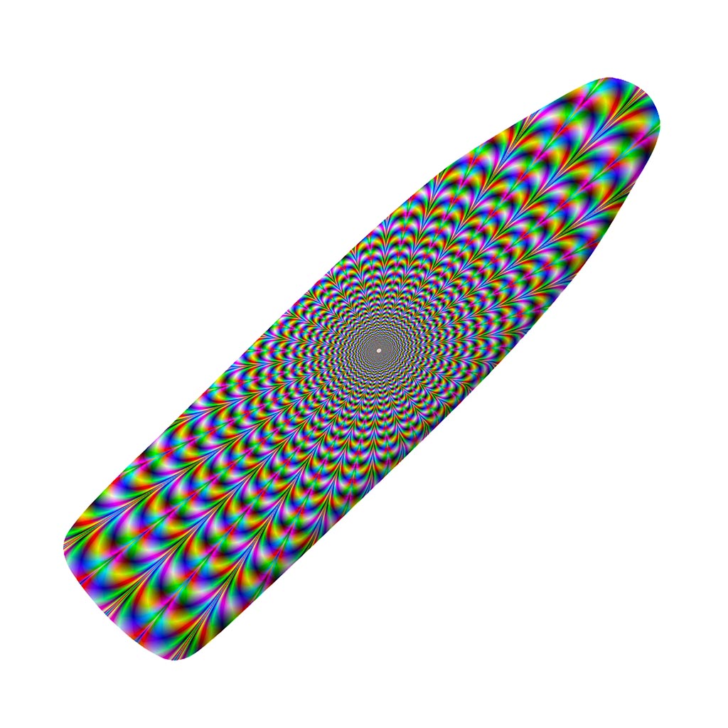 Psychedelic Web Optical Illusion Ironing Board Cover