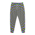 Psychedelic Web Optical Illusion Jogger Pants
