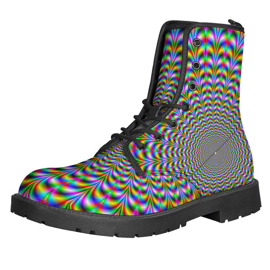 Psychedelic Web Optical Illusion Backpack