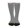 Psychedelic Web Optical Illusion Long Socks