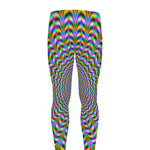 Psychedelic Web Optical Illusion Men's leggings