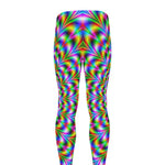 Psychedelic Web Optical Illusion Men's leggings