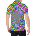 Psychedelic Web Optical Illusion Men's Shirt