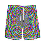 Psychedelic Web Optical Illusion Men's Sports Shorts