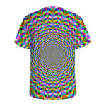 Psychedelic Web Optical Illusion Men's Sports T-Shirt