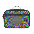 Psychedelic Web Optical Illusion Portable Lunch Bag
