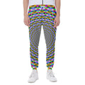 Psychedelic Web Optical Illusion Joggers