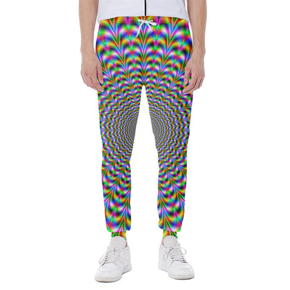 Psychedelic Web Optical Illusion Scuba Joggers